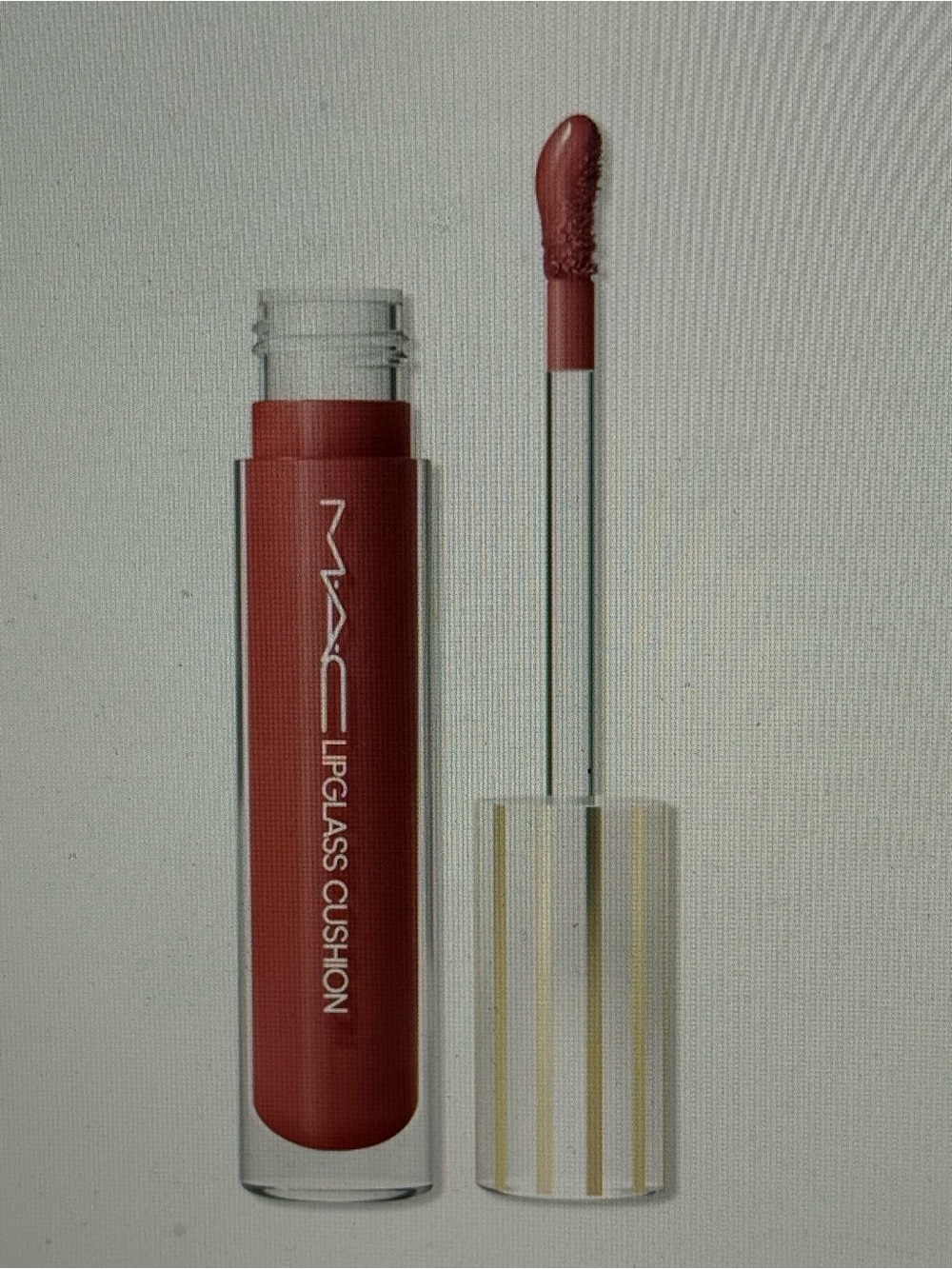 MAC Cosmetics Lipglass Cushion Liquid Lipstick – Mauvment cool-mauve NWOT